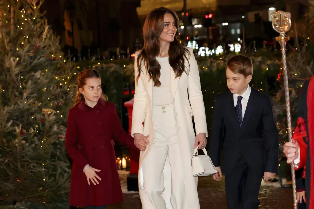 La princesse Charlotte et le prince George ont rejoint leur mère pour l'événement festif