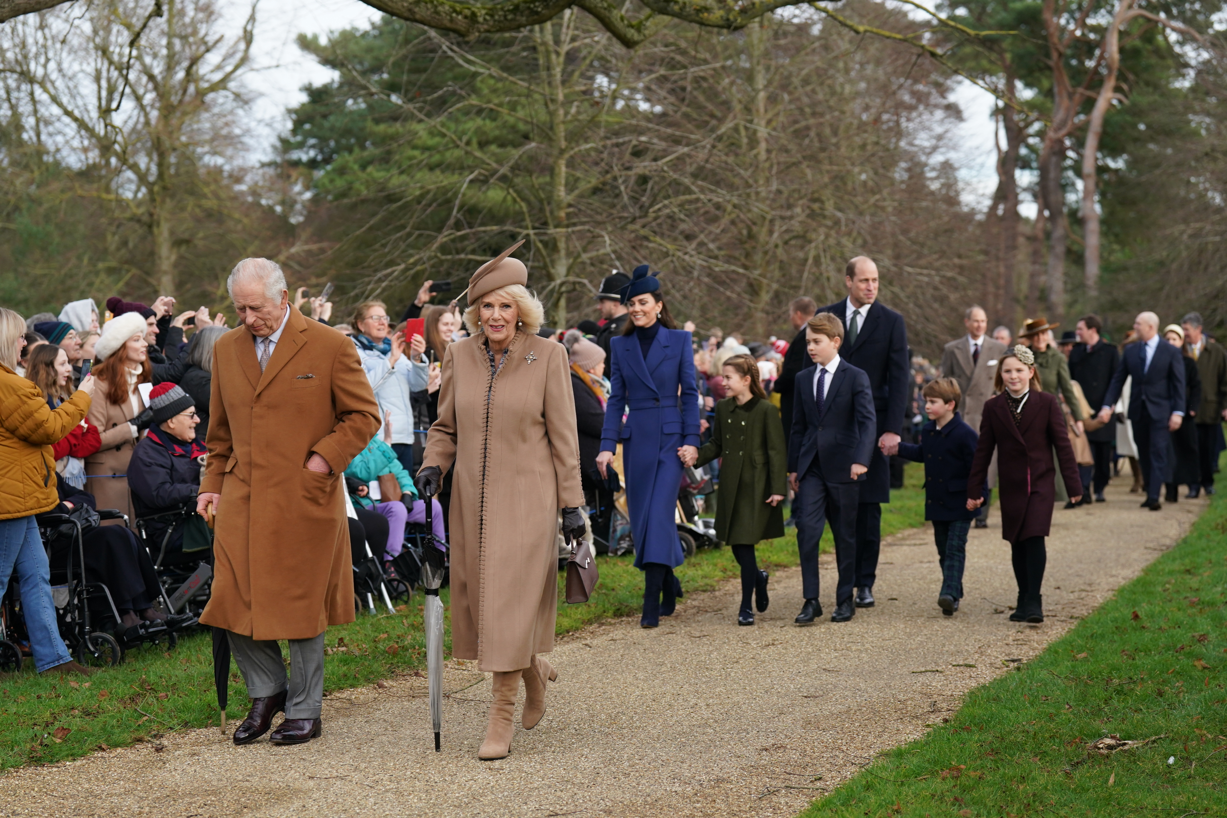 Charles et Camilla dirigeaient la famille royale