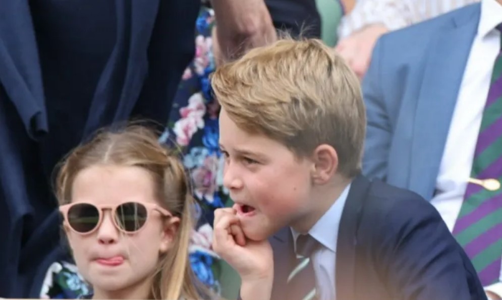Charlotte et George ont vécu un match acharné à Wimbledon