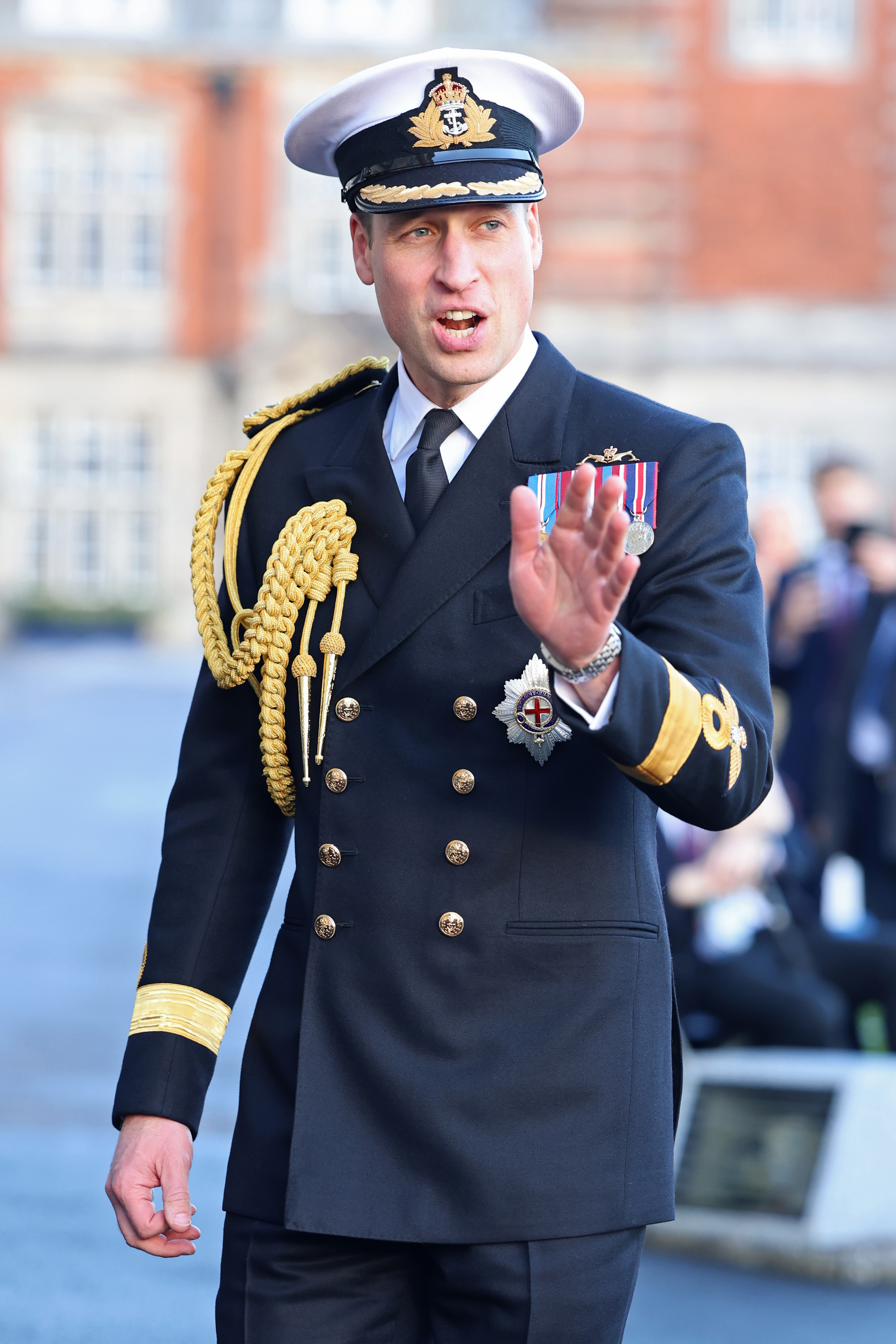 Le prince William a visité le Britannia Royal Naval College à Dartmouth