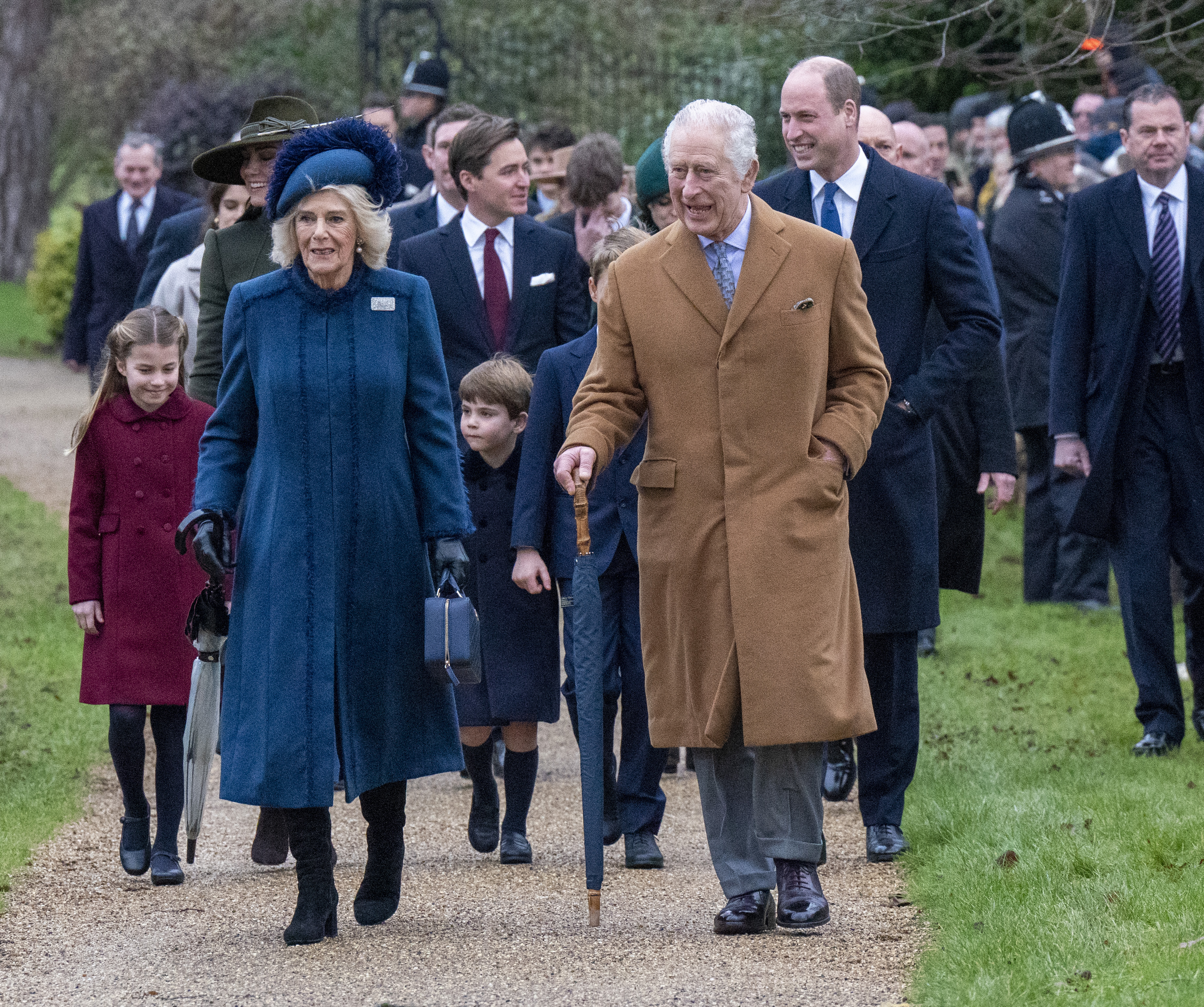 La famille royale assiste à un service religieux à Sandringham chaque Noël
