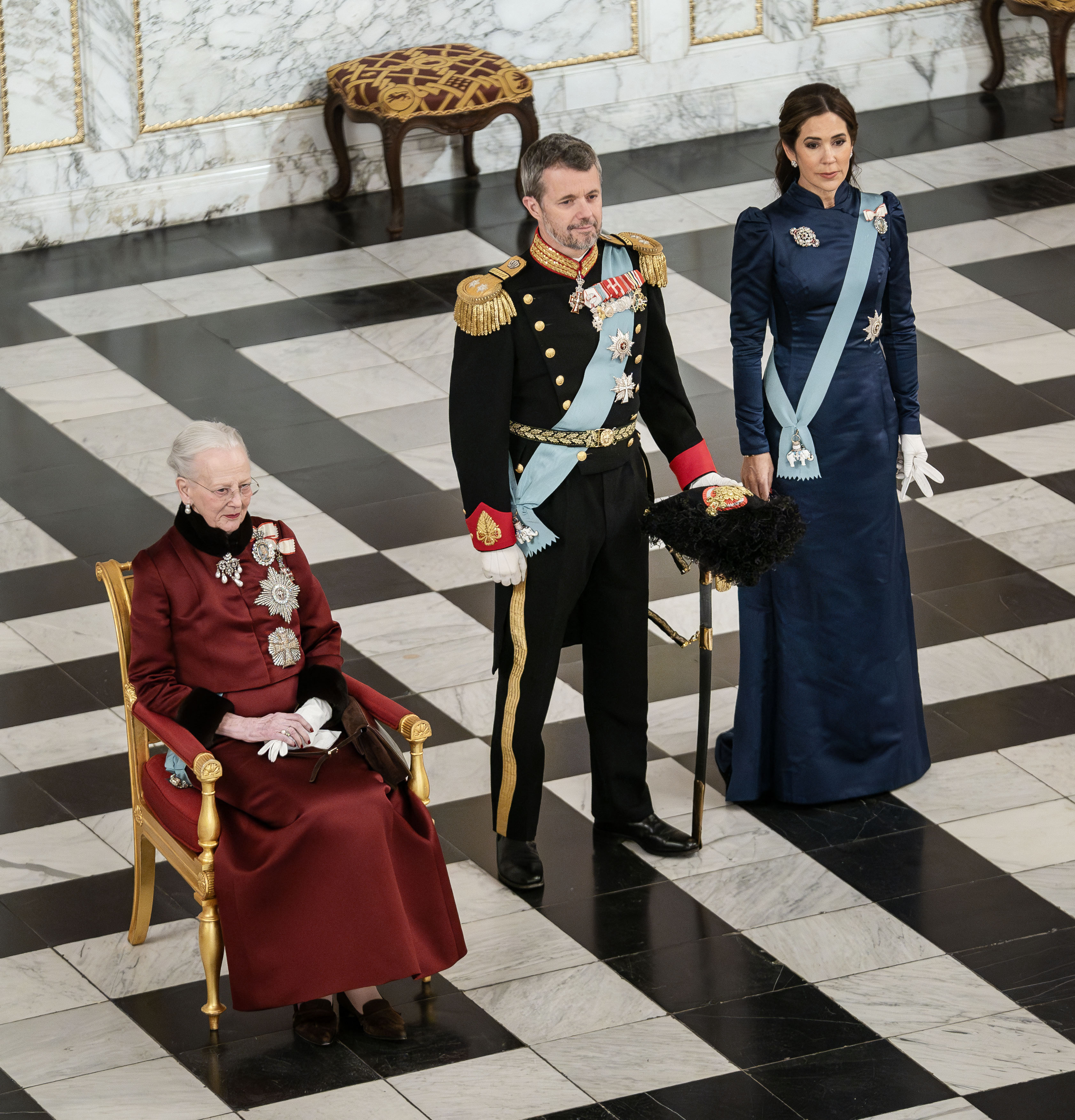 Le prince Frederik et la princesse Mary hériteront du trône dans quelques jours, suite à l'abdication de la reine Margrethe II.