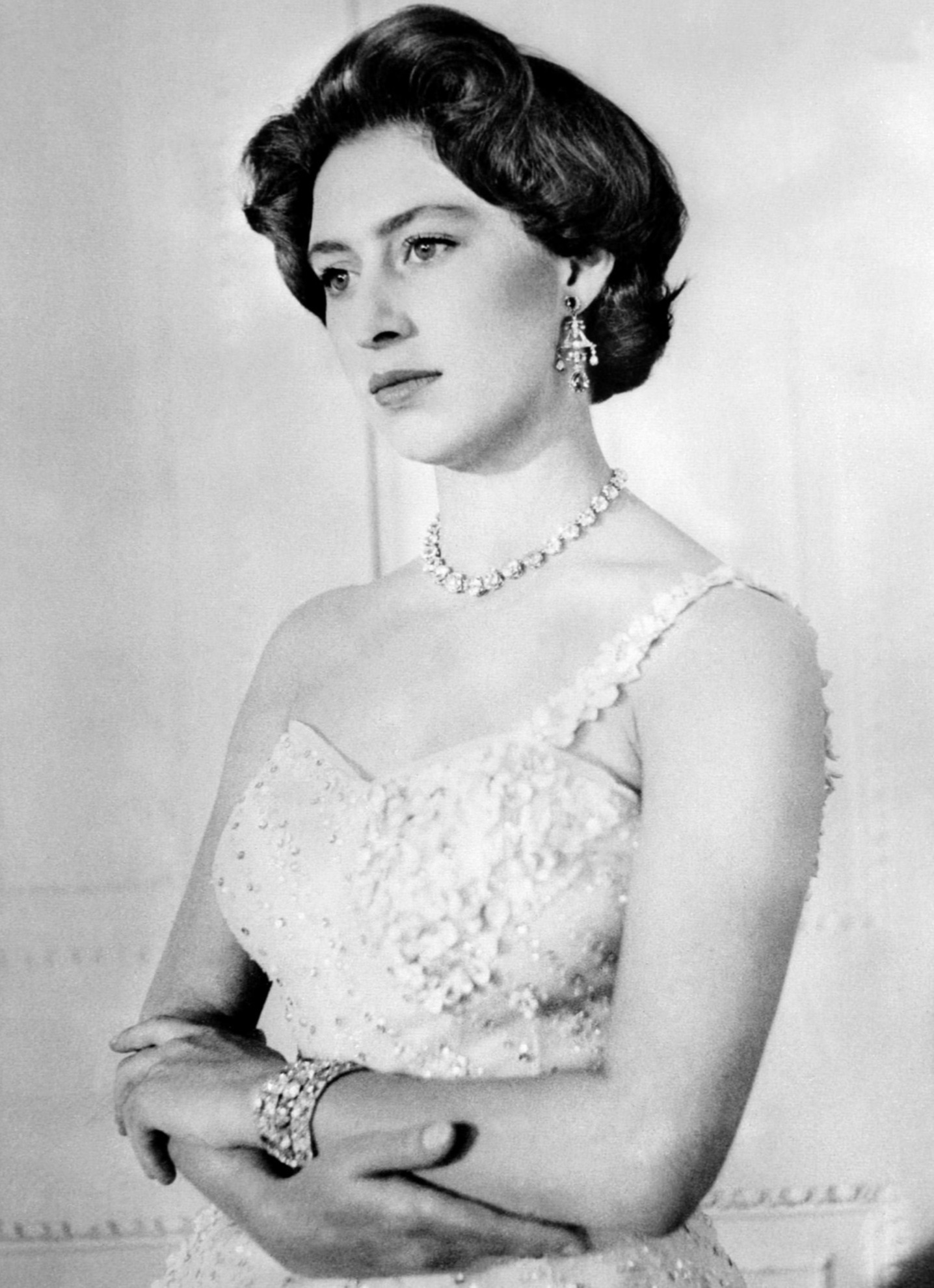 The princess, pictured in 1956 during her 26th birthday, had started smoking at a young age