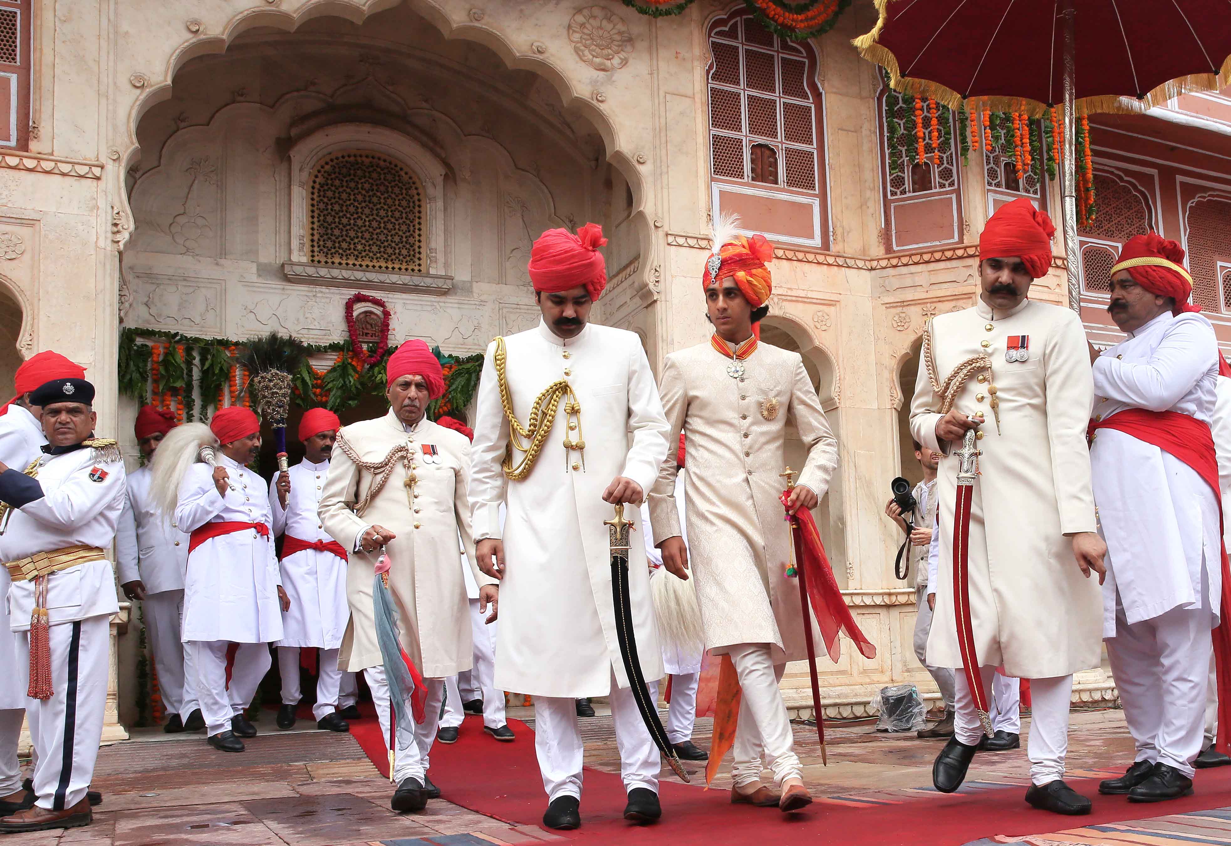 Maharaja Sawai Padmanabh Singh de l'ancienne famille royale de Jaipur