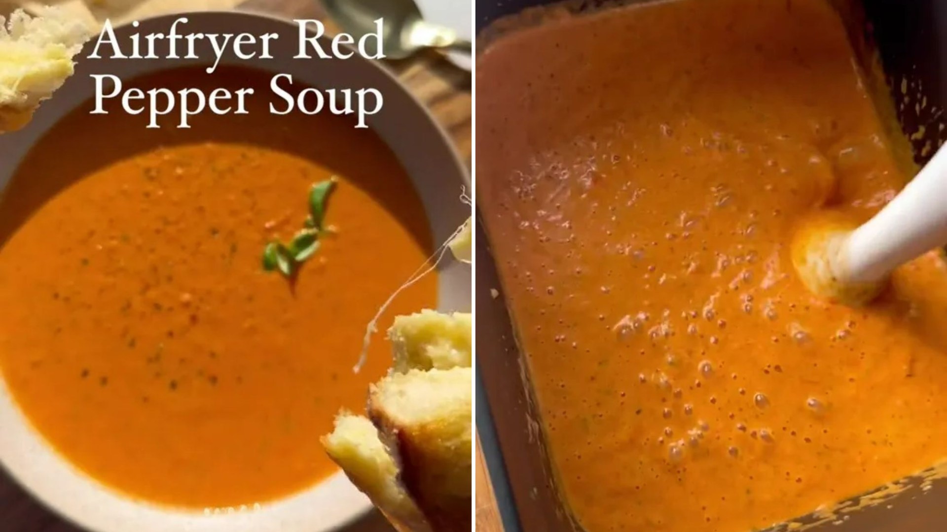 Je suis un expert en cuisine et ma soupe aux poivrons rouges à la friteuse est l'aliment de base d'automne le plus simple – mais tout le monde dit la même chose.
