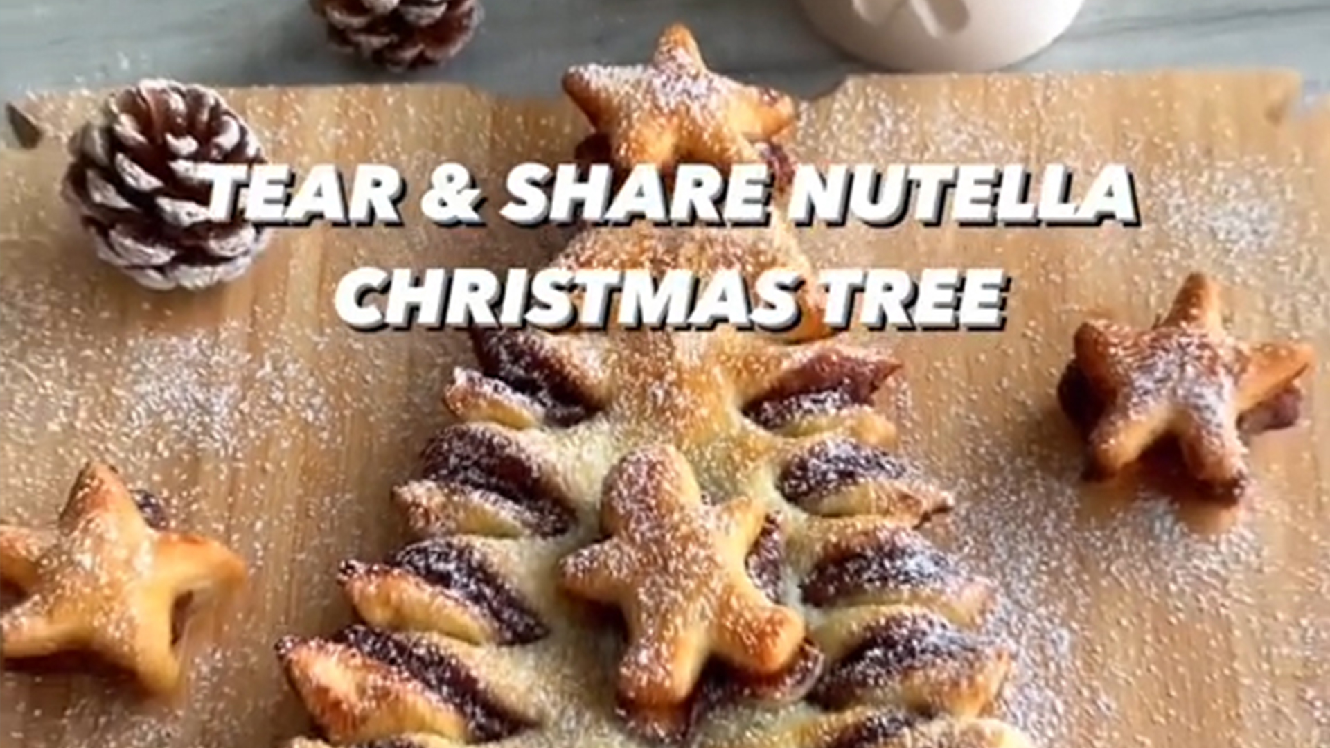 Vos enfants vont adorer mon sapin de Noël aux crêpes Nutella, c'est le dessert le plus délicieux et prêt en 20 minutes
