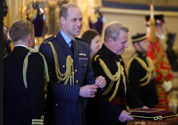 Le prince William a poursuivi ses fonctions royales au château de Windsor mercredi