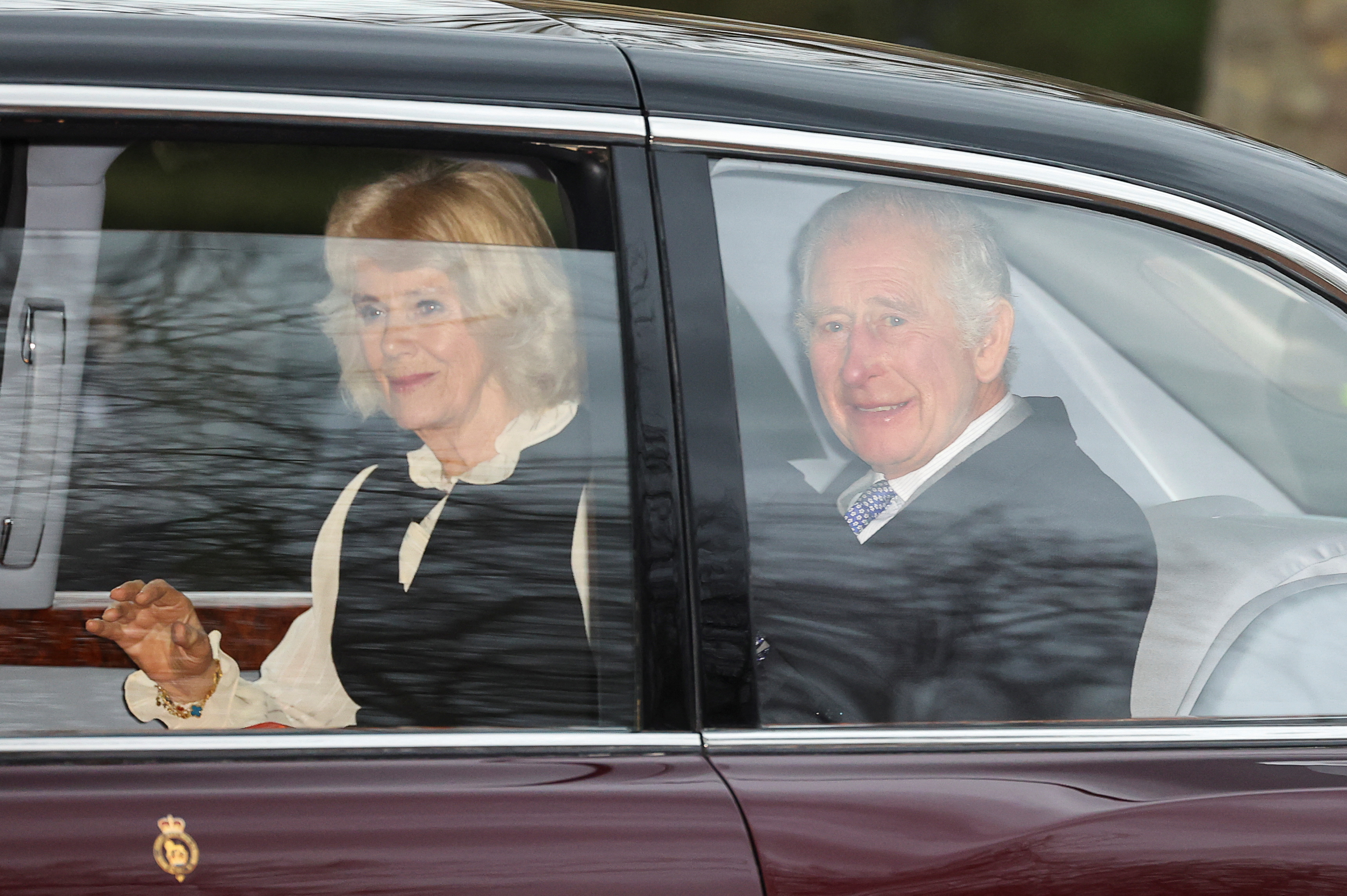 Le roi Charles a été repéré mardi pour la première fois depuis la révélation de son diagnostic de cancer.
