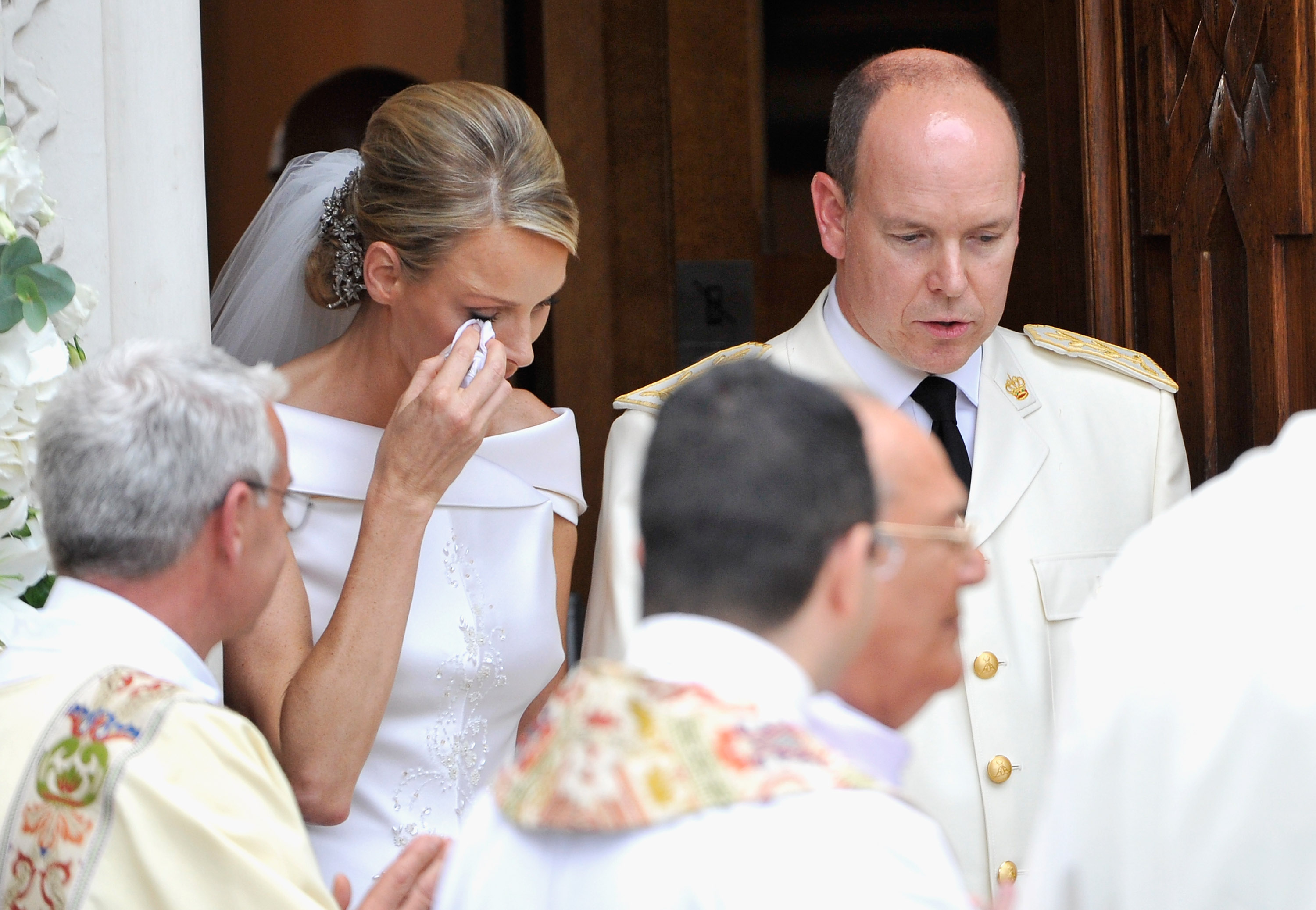 Charlene a été vue en larmes le jour de sa cérémonie de mariage