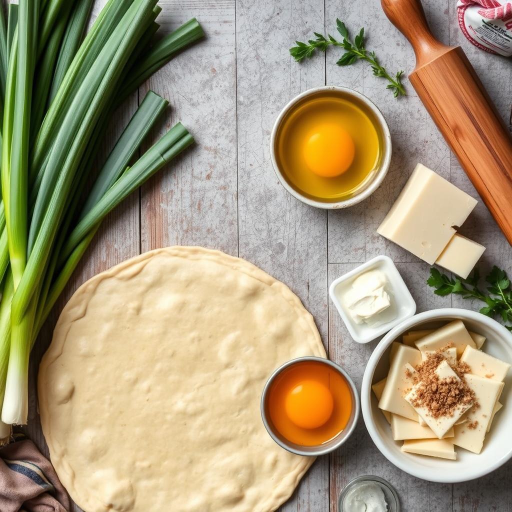 ingrédients tarte aux poireaux