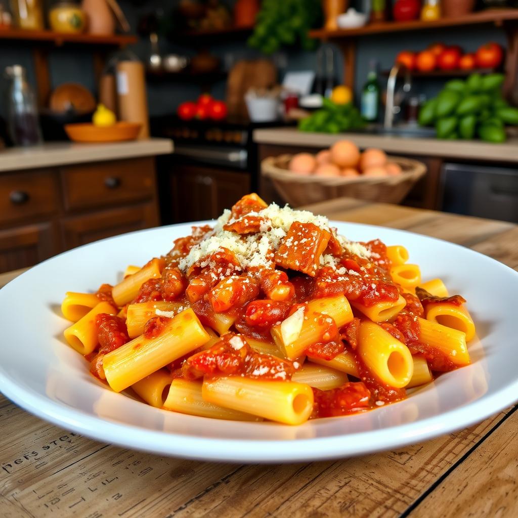 rigatoni all'amatriciana