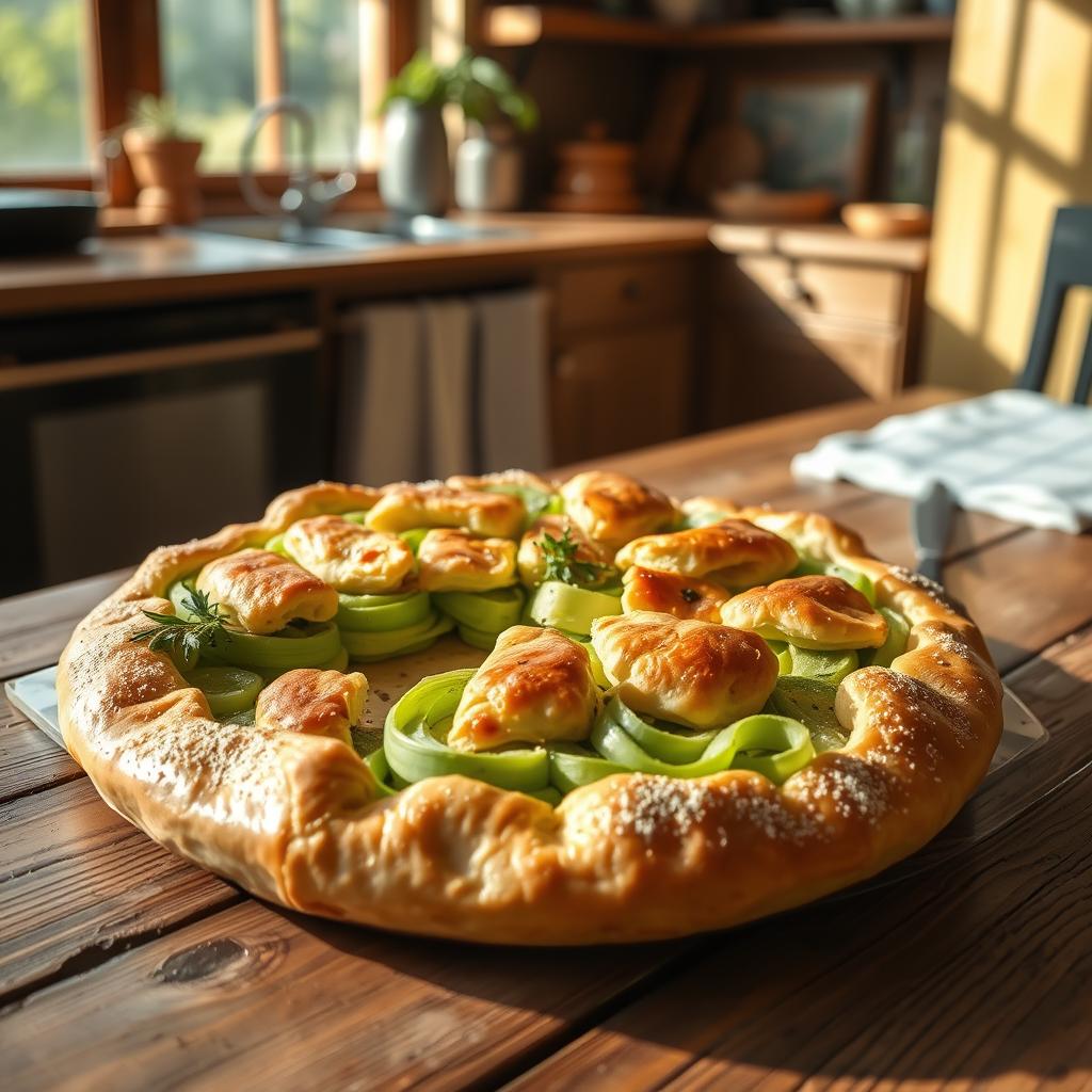 tarte aux poireaux